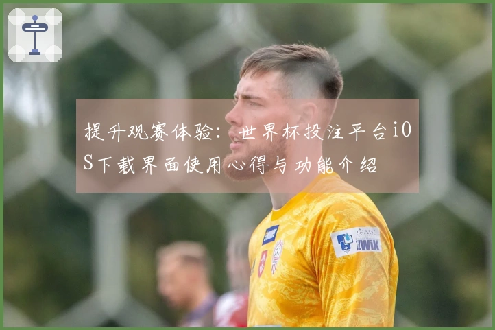 提升观赛体验：世界杯投注平台iOS下载界面使用心得与功能介绍